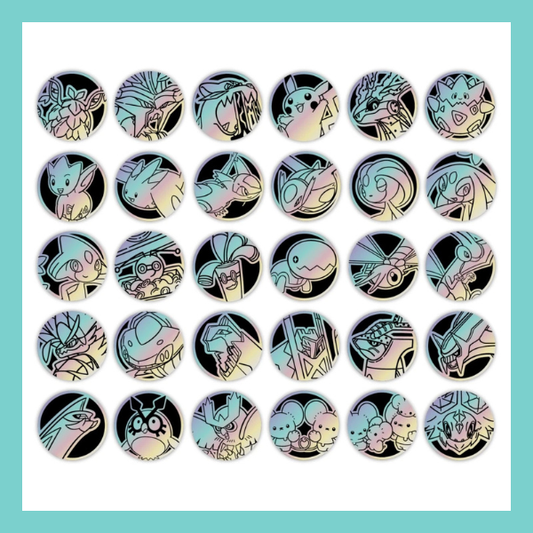 Chinese Stellar Crystal Coin Set