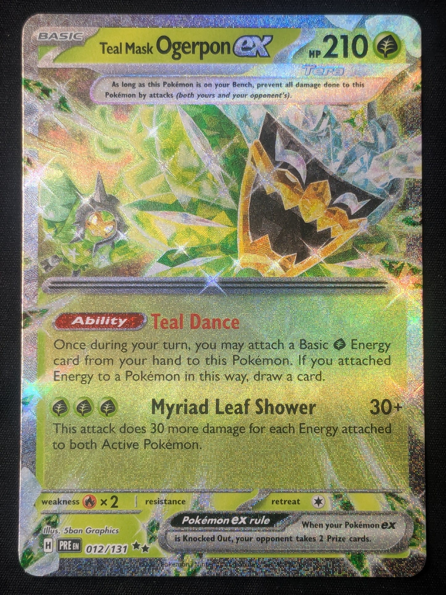 Teal Mask Ogerpon ex - 012/131 - SV: Prismatic Evolutions