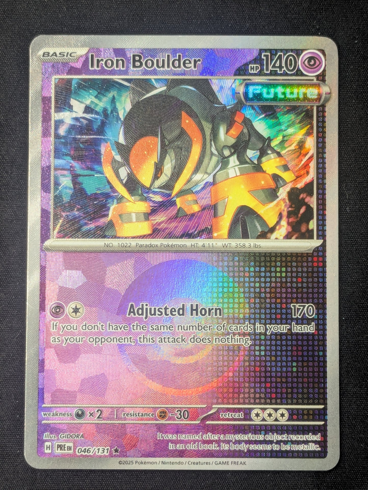 Iron Boulder (Poke Ball Pattern)- 046/131 - SV: Prismatic Evolutions