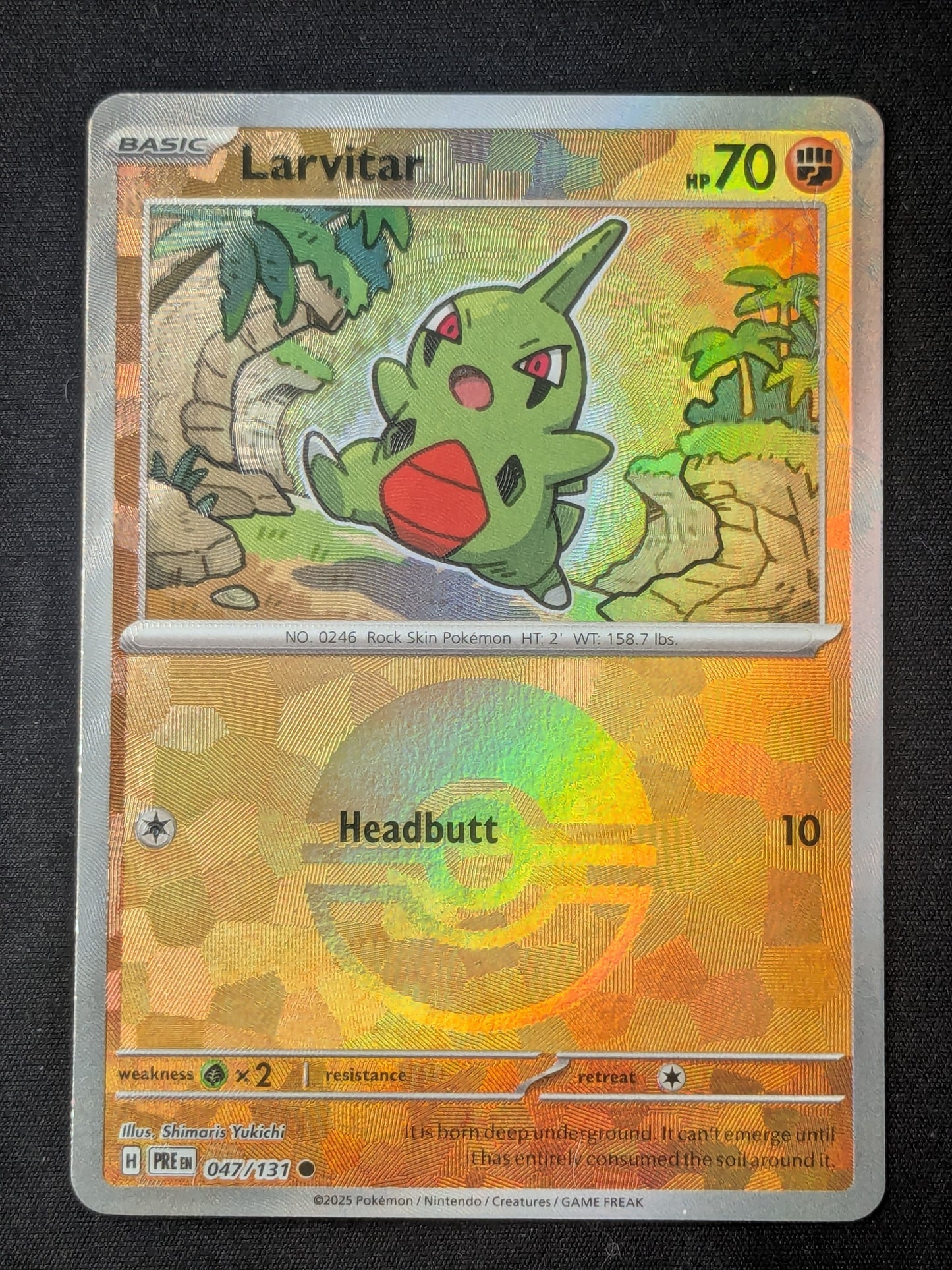 Larvitar (Poke Ball Pattern)- 047/131 - SV: Prismatic Evolutions