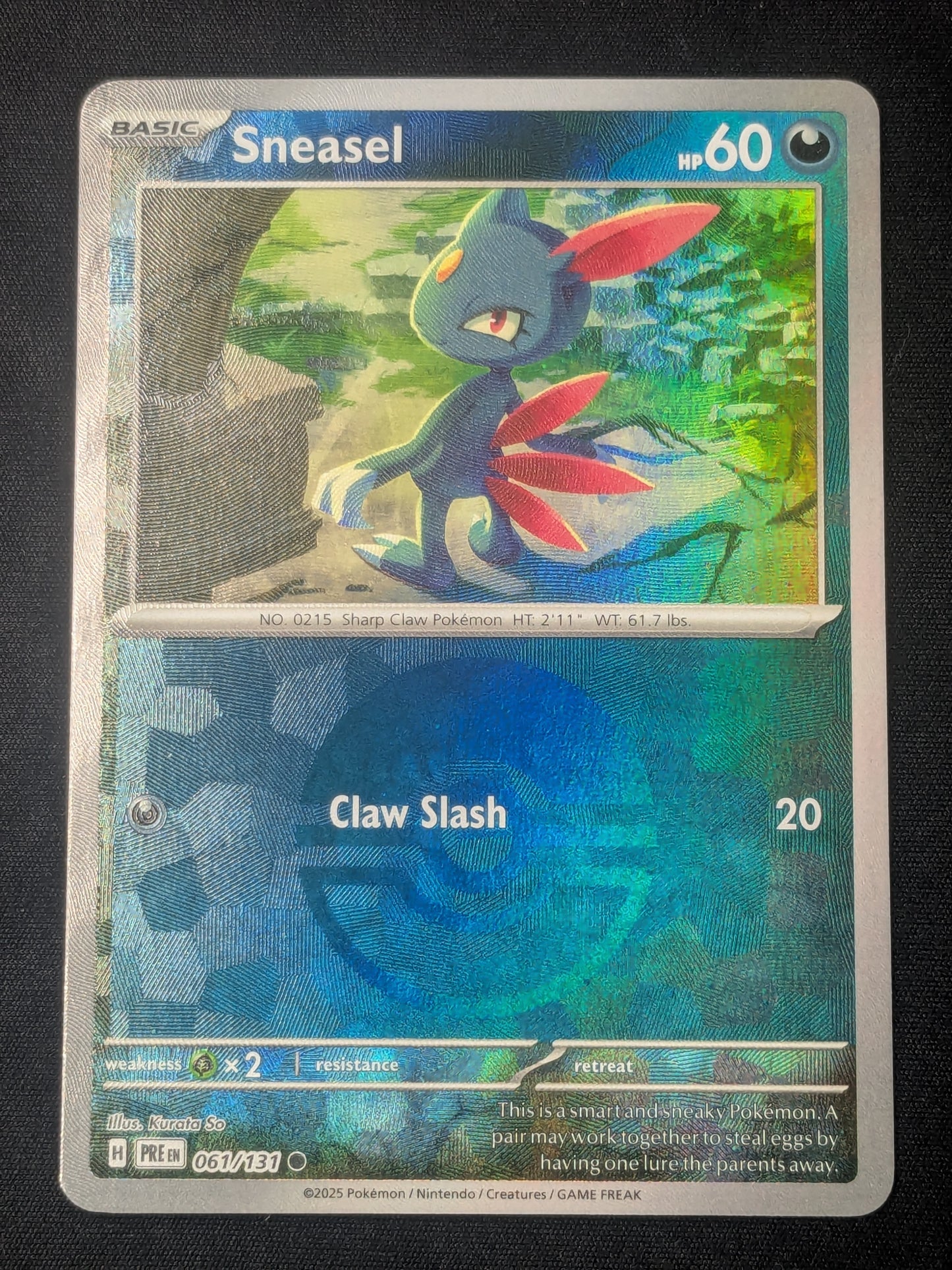 Sneasel (Poke Ball Pattern) - 061/131 - SV: Prismatic Evolutions