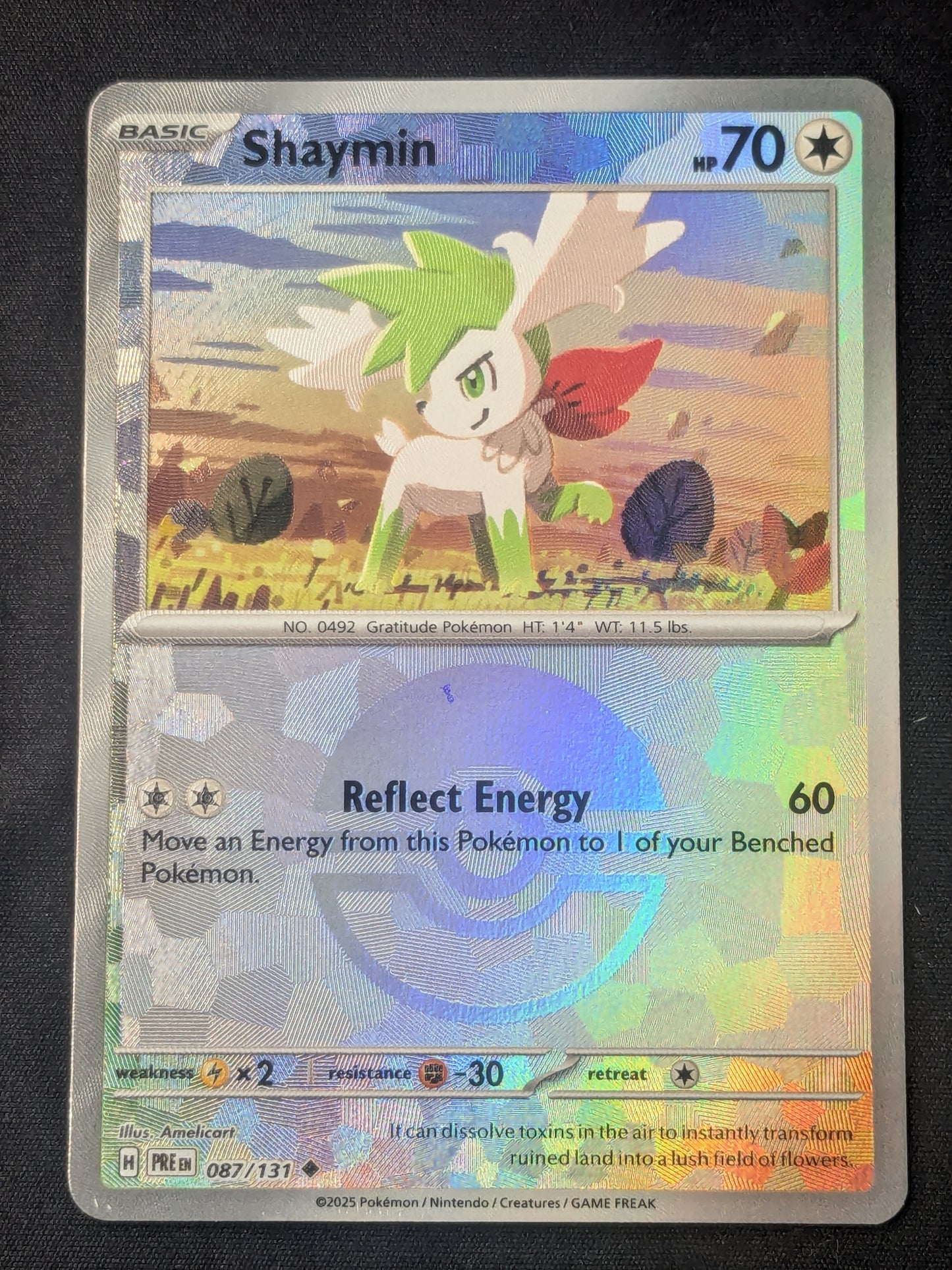 Shaymin (Poke Ball Pattern) - 087/131 - SV: Prismatic Evolutions