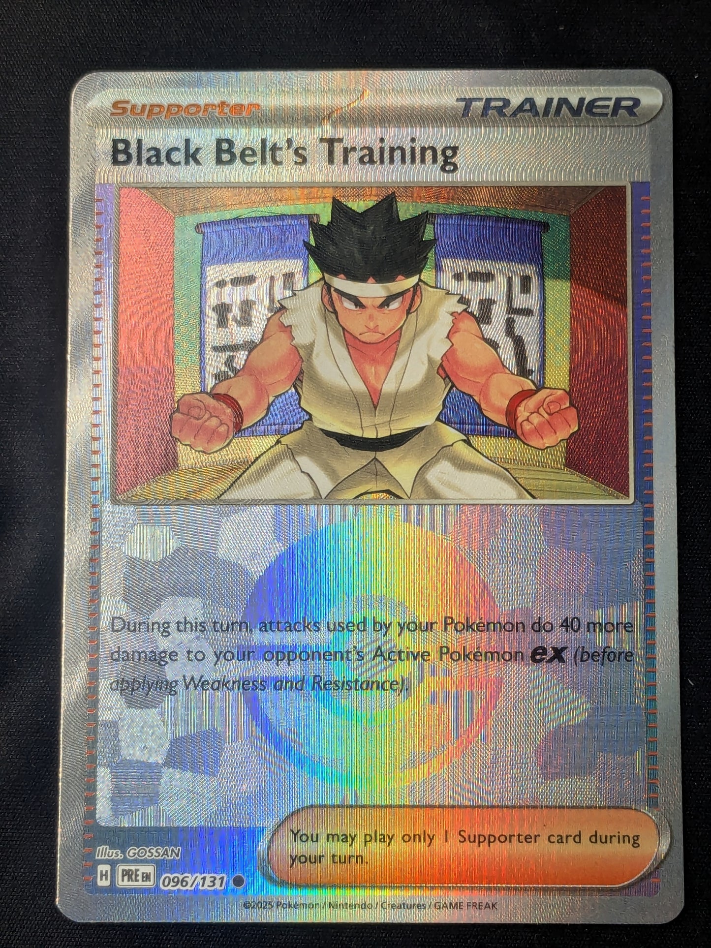 Black Belt's Training - 096/131 (Poke Ball Pattern) - SV: Prismatic Evolutions