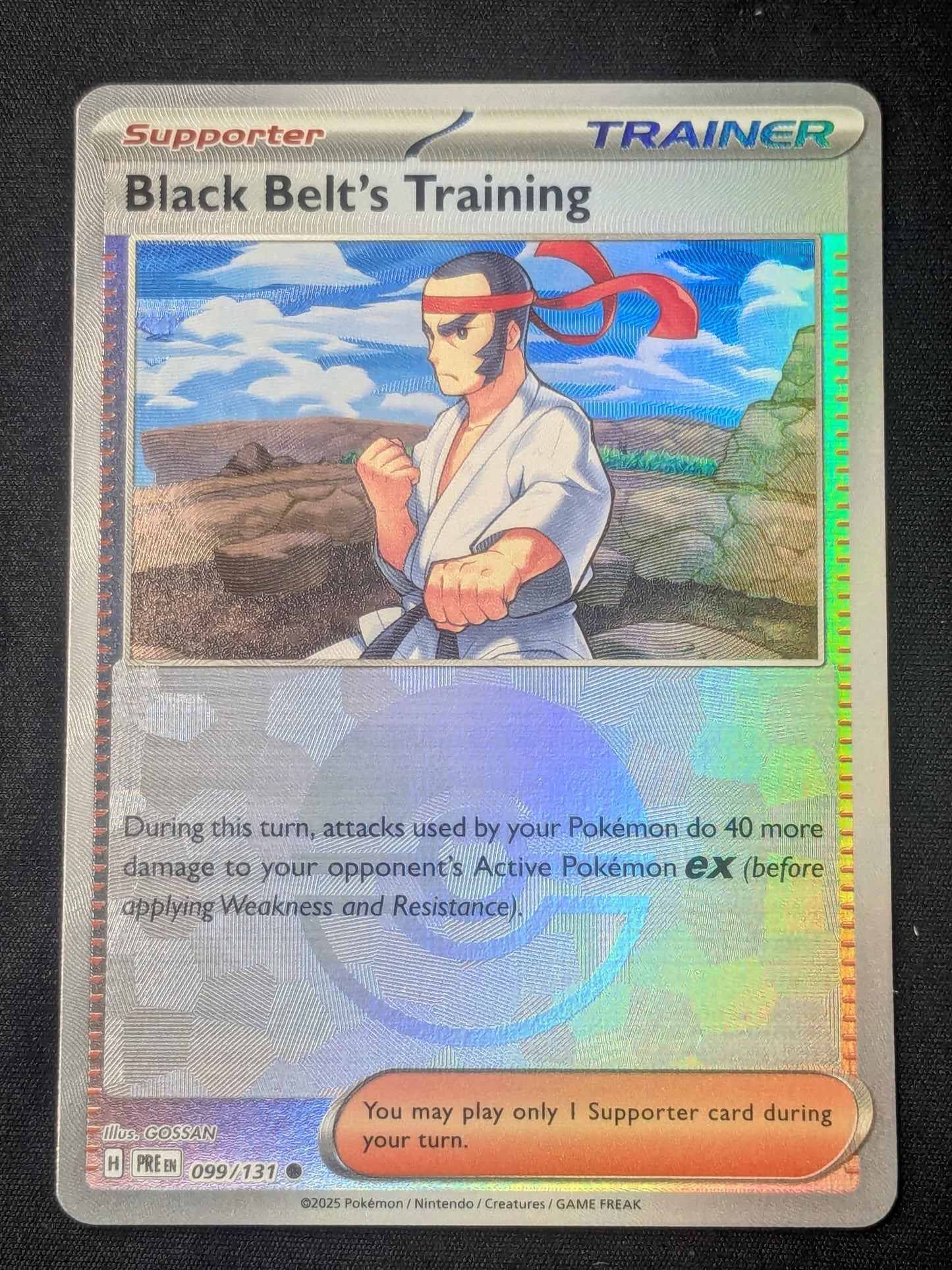 Black Belt's Training - 099/131 (Poke Ball Pattern) - SV: Prismatic Evolutions