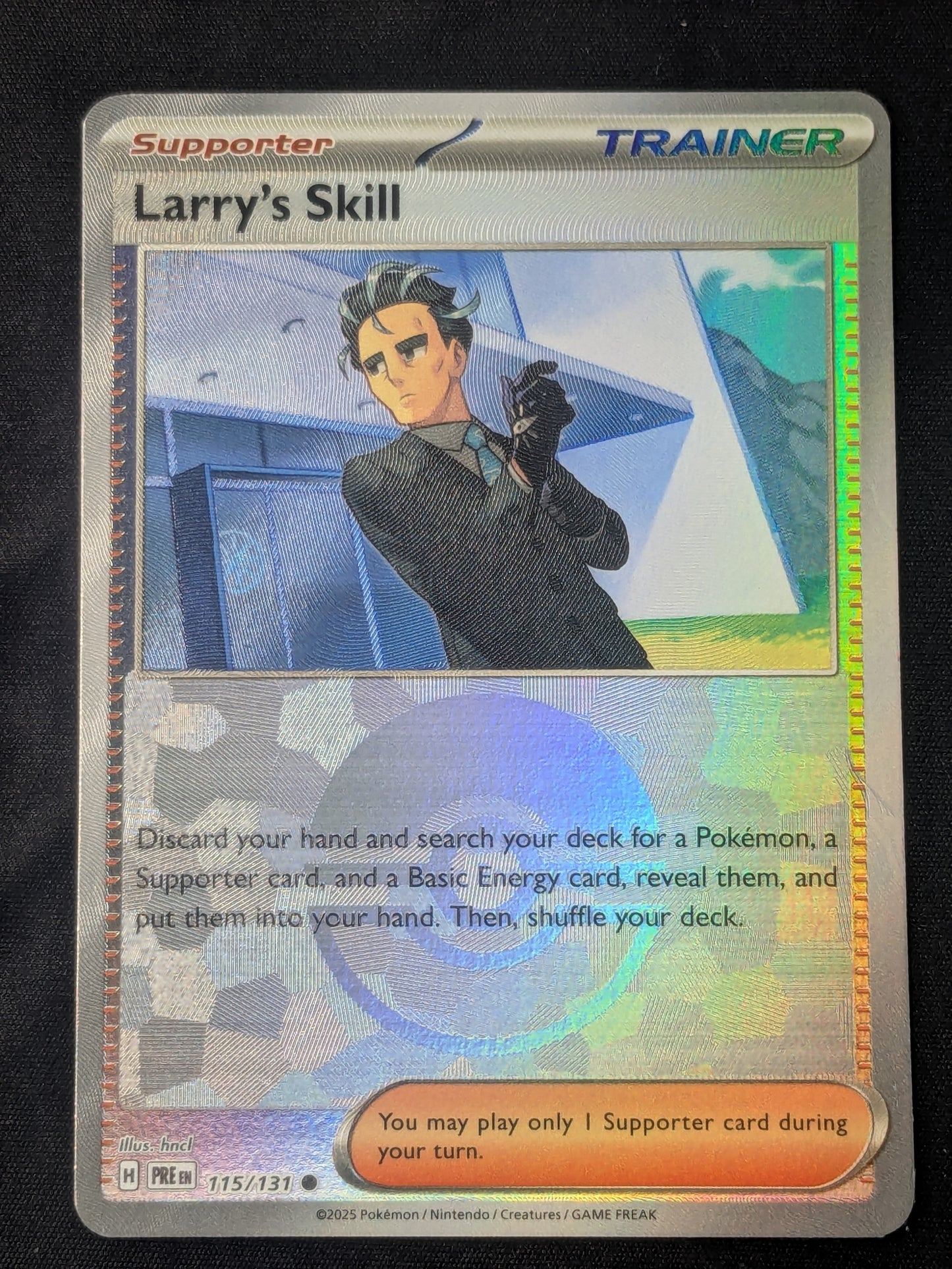 Larry's Skill - 115/131 (Poke Ball Pattern) - SV: Prismatic Evolutions