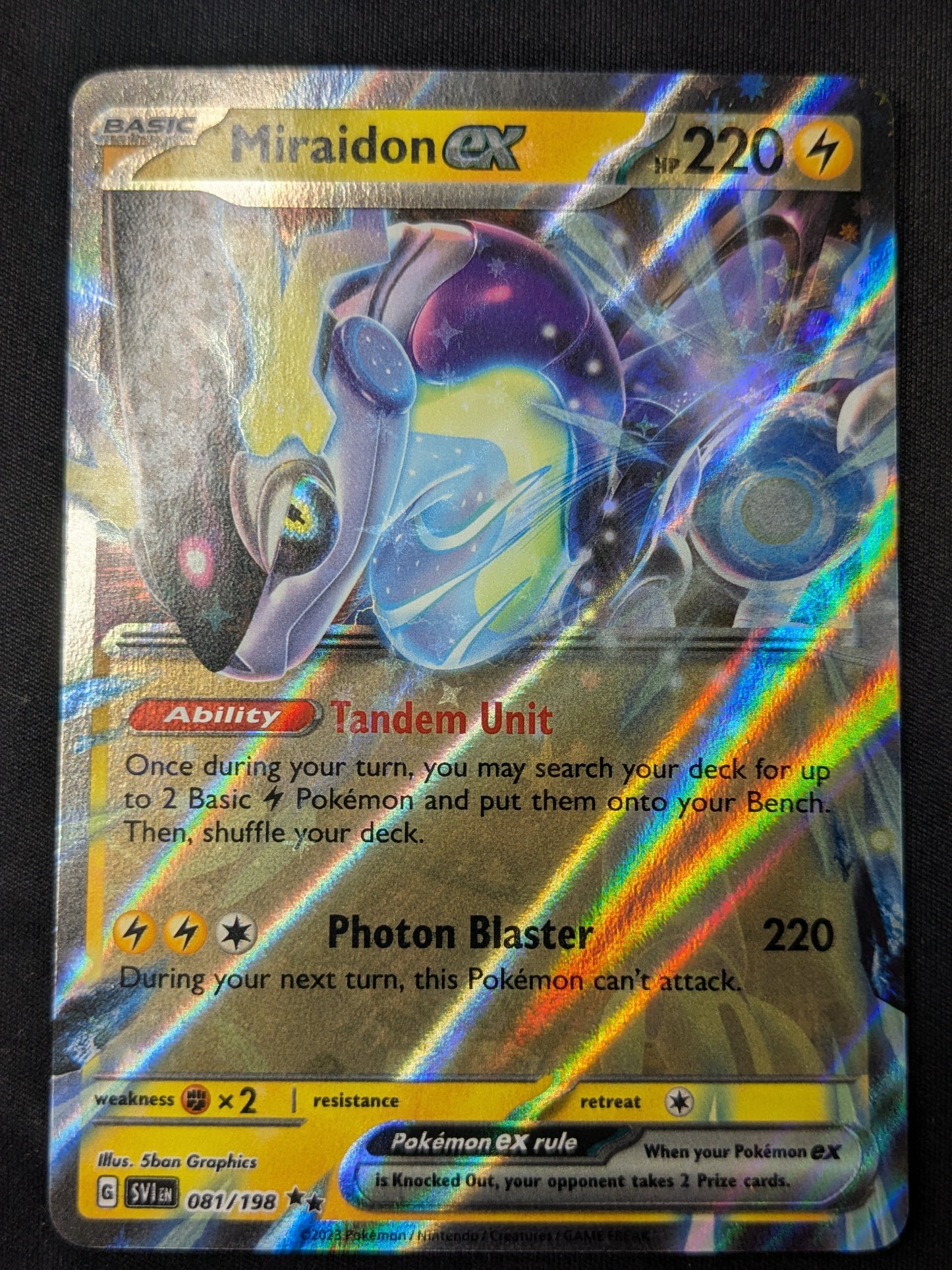 Miraidon ex - 081/198 - SV01: Scarlet & Violet Base Set