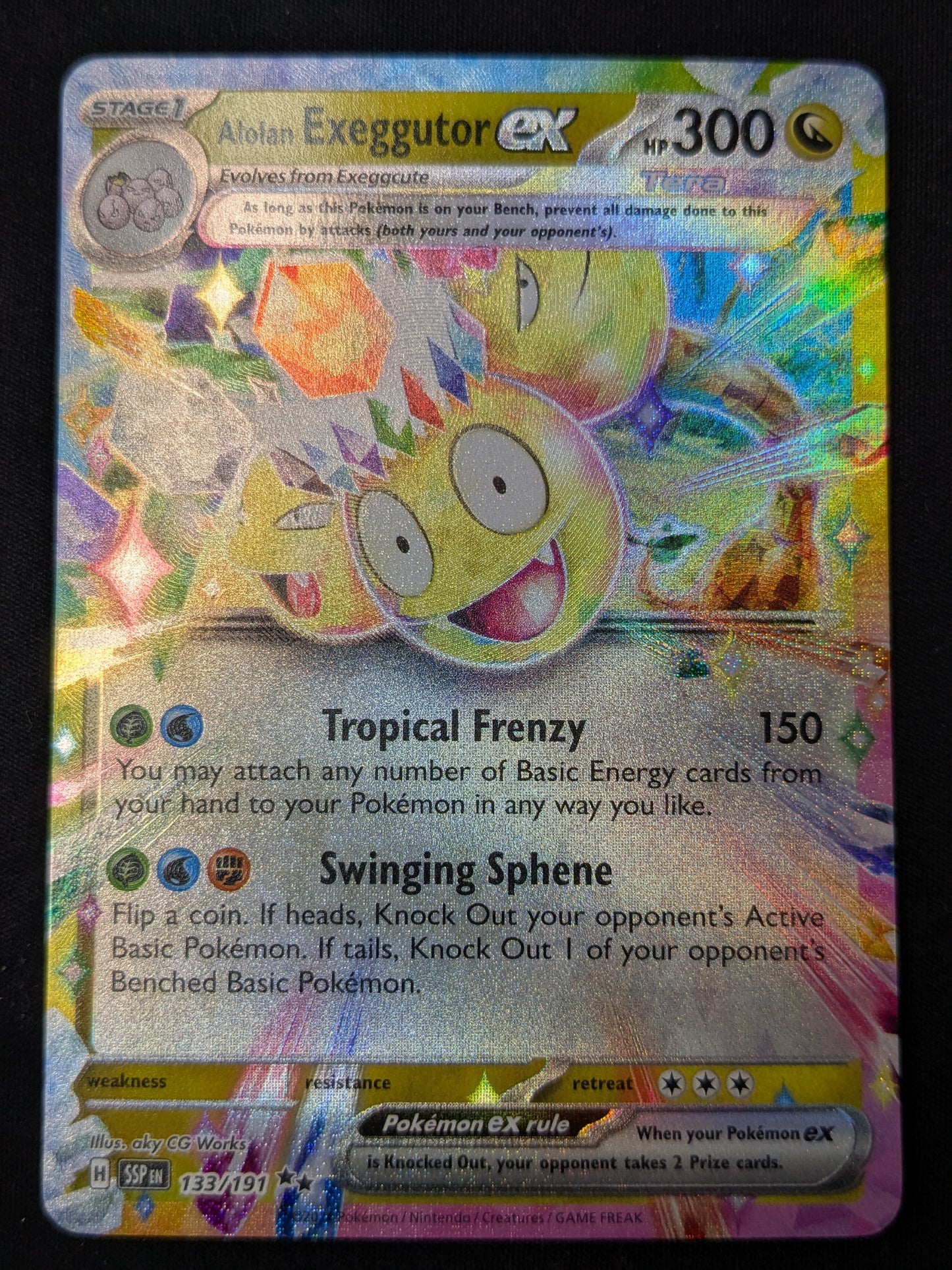 Alolan Exeggutor ex - 133/191 - SV08: Surging Sparks