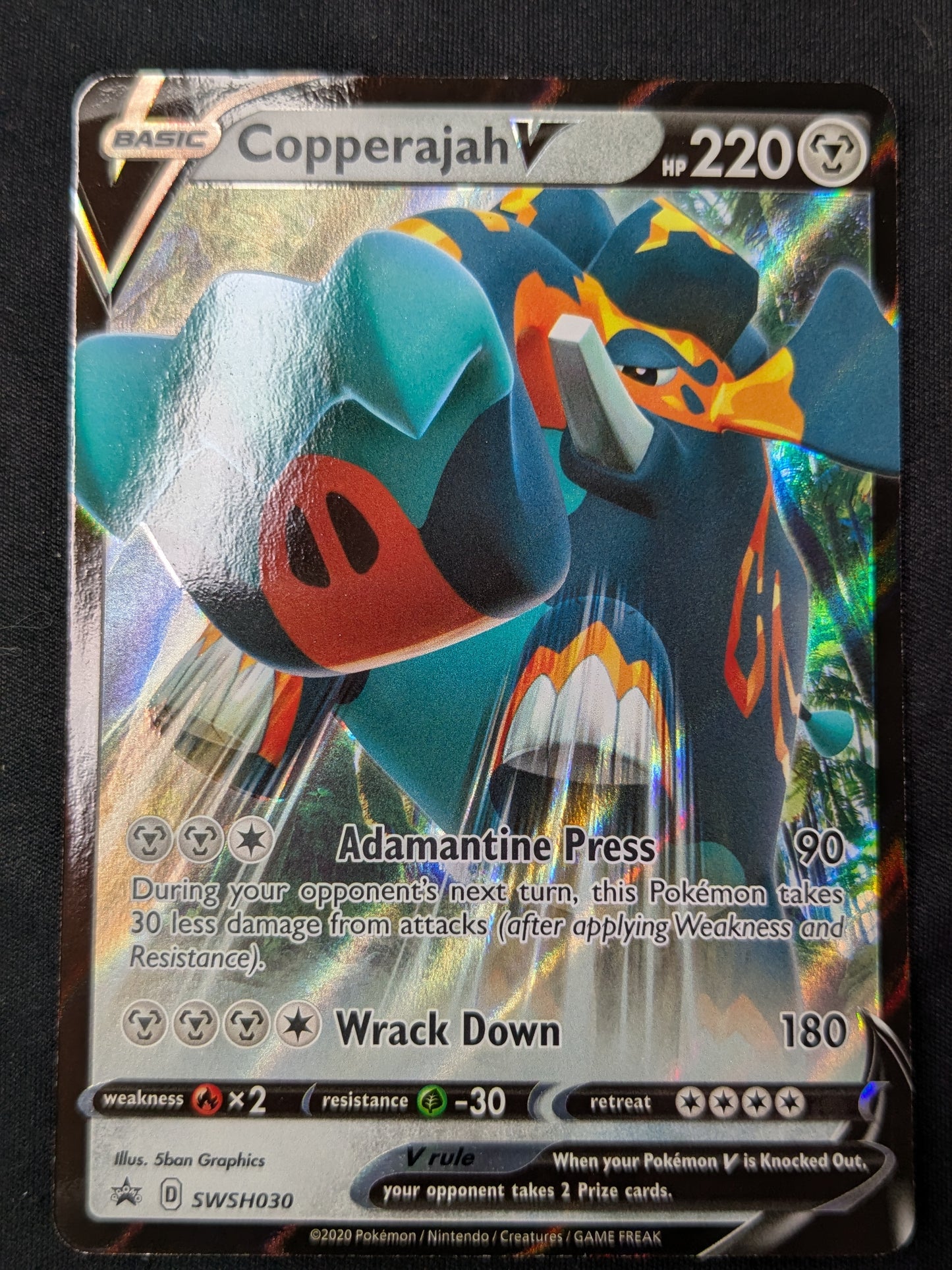 Copperajah V - SWSH030 - SWSH: Sword & Shield Promo Cards