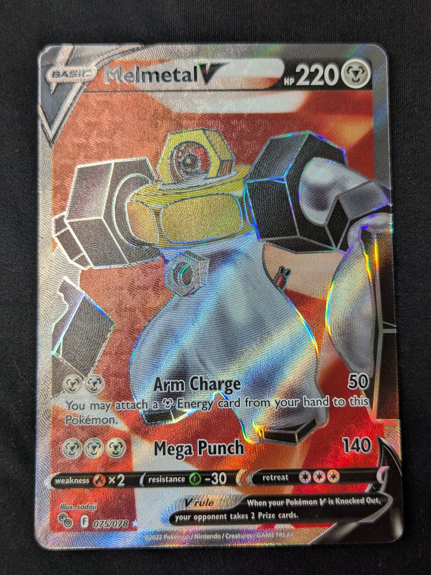 Melmetal V (Full Art) - 075/078 - Pokemon GO