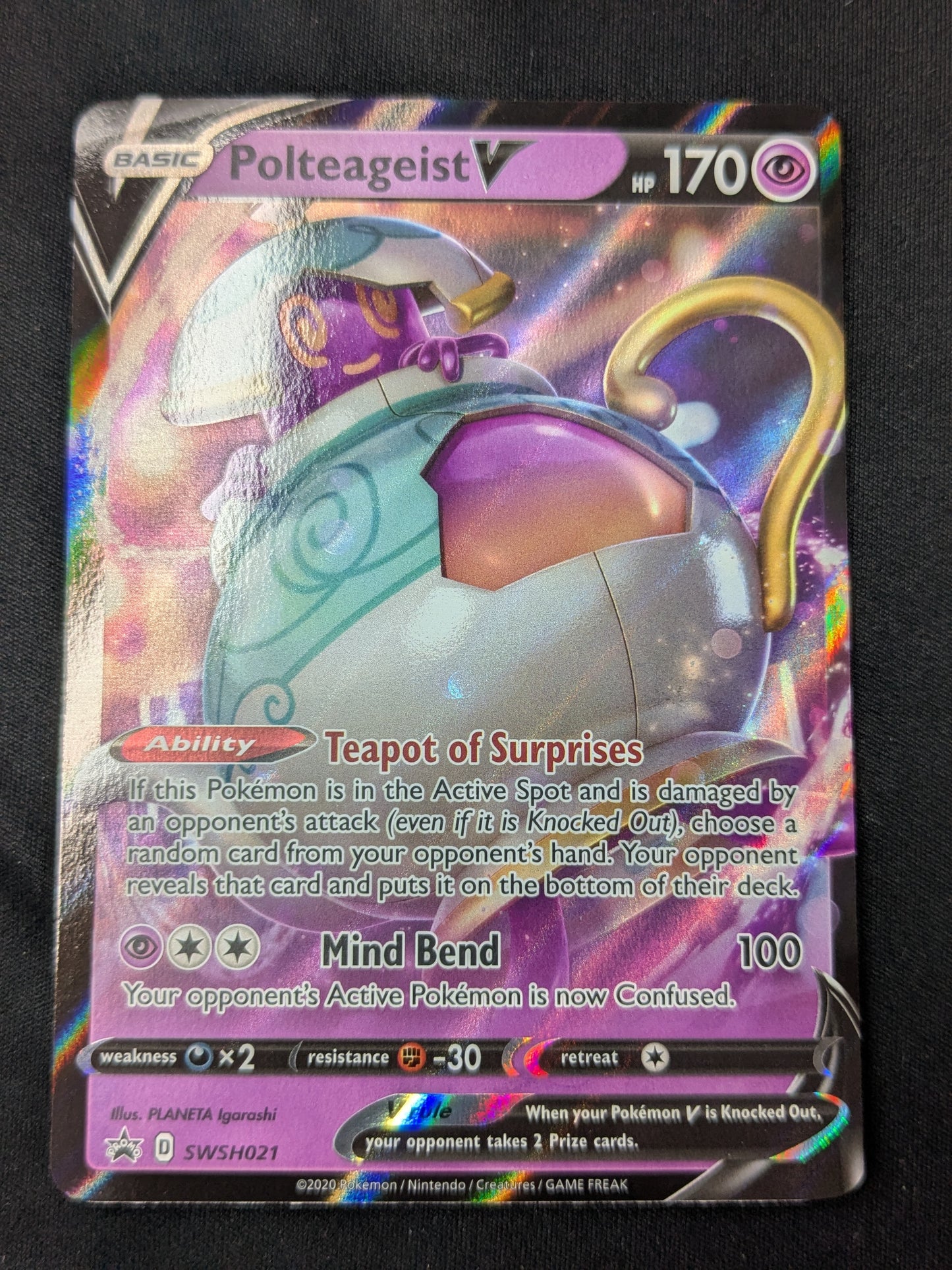 Polteageist V - SWSH021 - SWSH: Sword & Shield Promo Cards