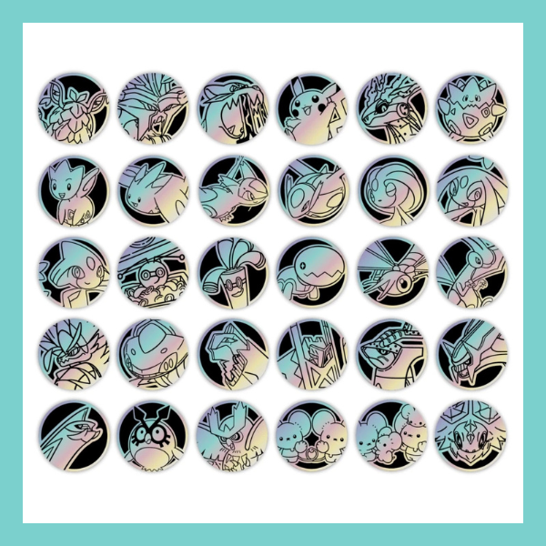 Chinese Stellar Crystal Coin Set