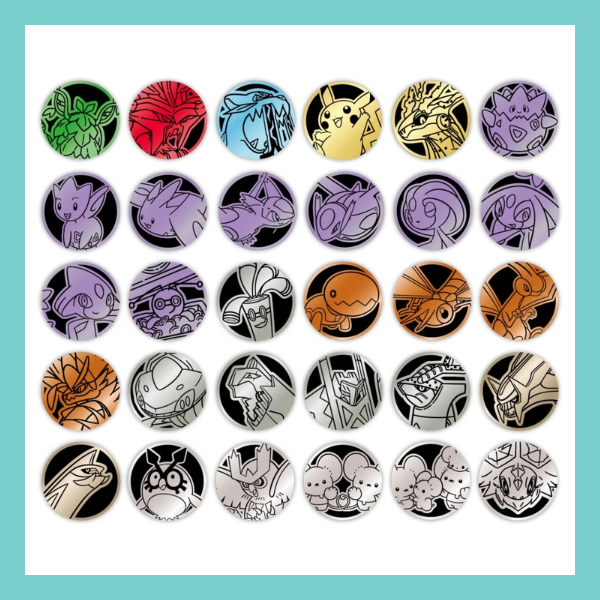 Chinese Stellar Crystal Coin Set