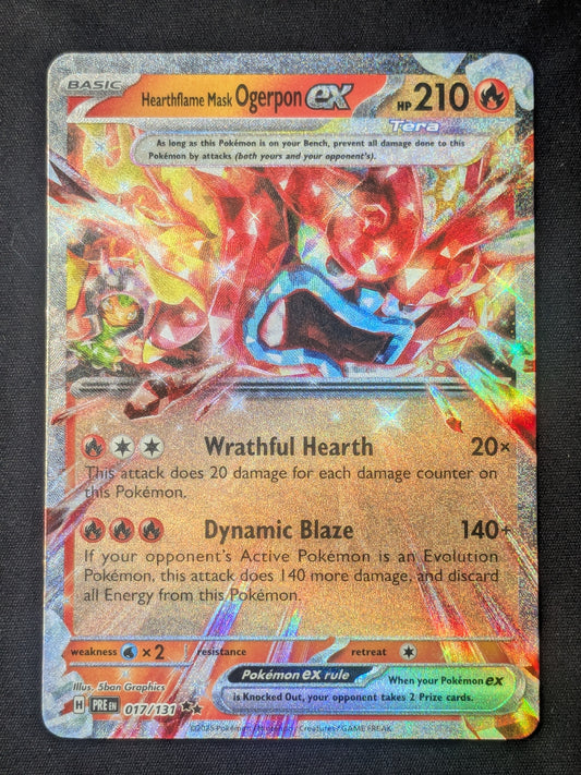 Hearthflame Mask Ogerpon ex - 017/131 - SV: Prismatic Evolutions