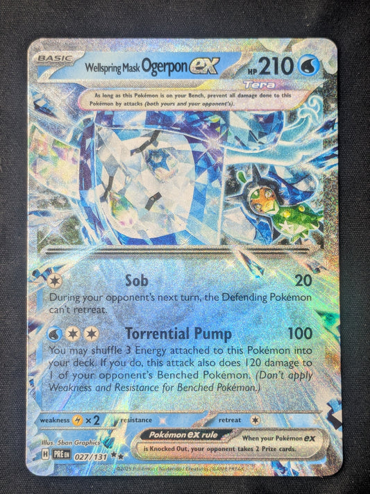 Wellspring Mask Ogerpon ex - 027/131 - SV: Prismatic Evolutions