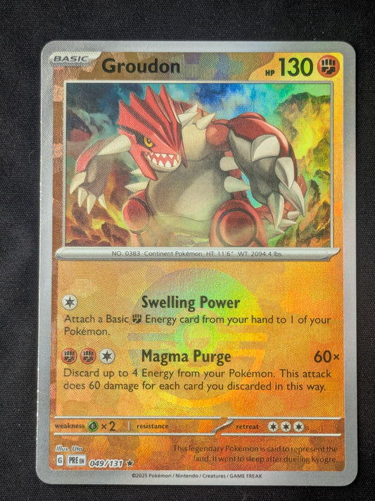 Groudon (Poke Ball Pattern) - 049/131 - SV: Prismatic Evolutions
