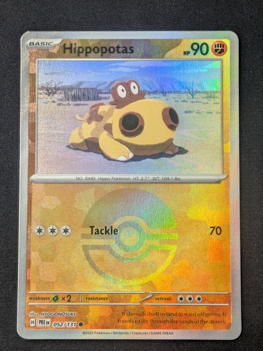 Hippopotas (Poke Ball Pattern) - 052/131  - SV: Prismatic Evolutions