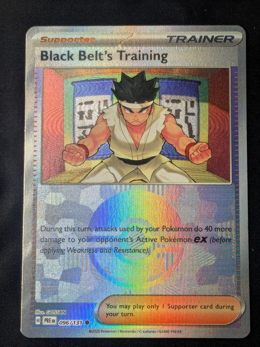 Black Belt's Training - 096/131 (Poke Ball Pattern) - SV: Prismatic Evolutions