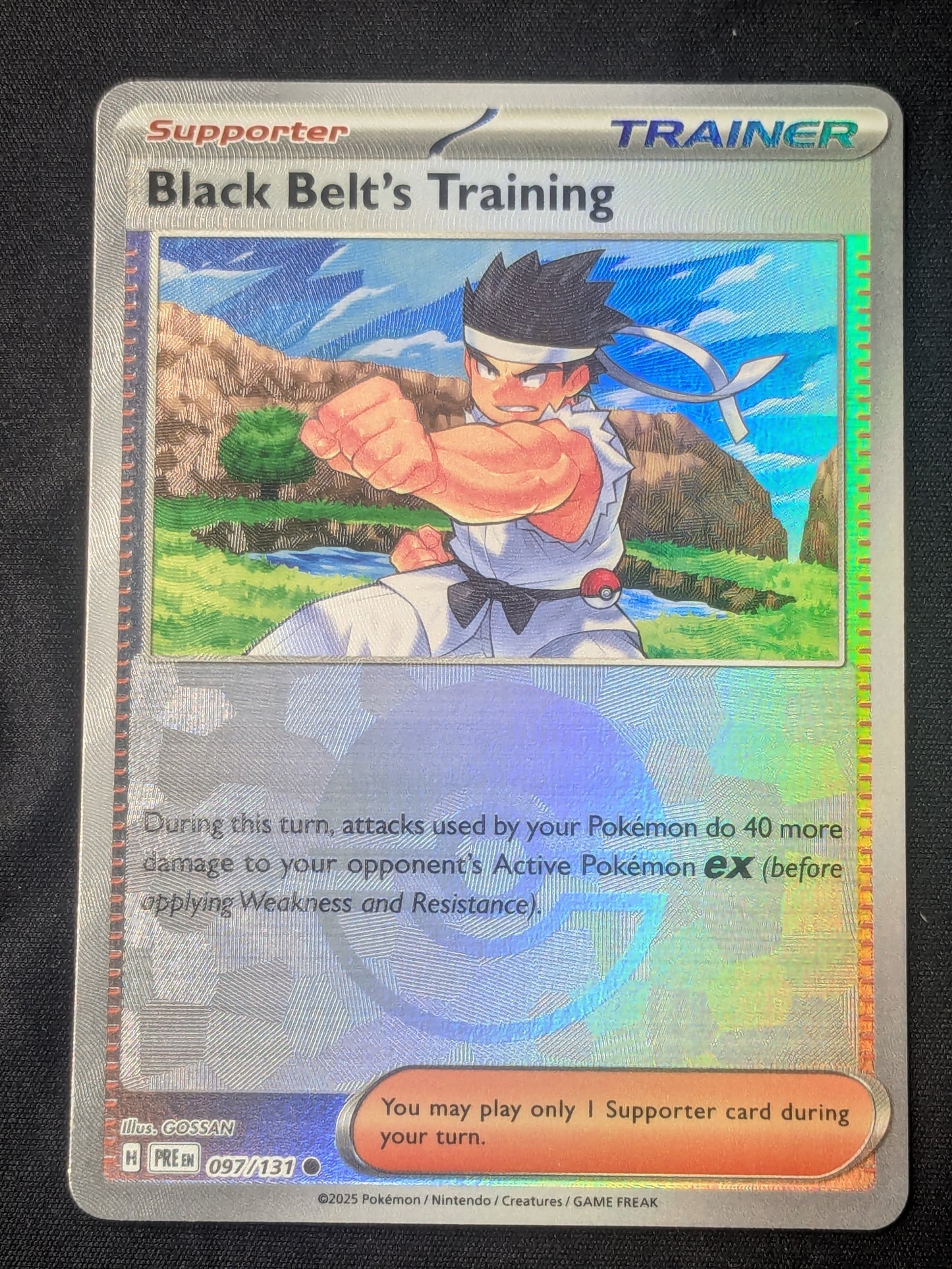 Black Belt's Training - 097/131 (Poke Ball Pattern) - SV: Prismatic Evolutions