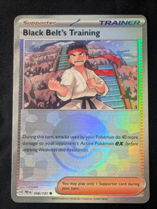 Black Belt's Training - 098/131 (Poke Ball Pattern) - SV: Prismatic Evolutions