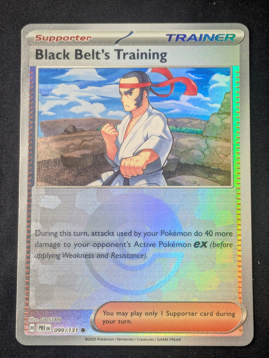 Black Belt's Training - 099/131 (Poke Ball Pattern) - SV: Prismatic Evolutions
