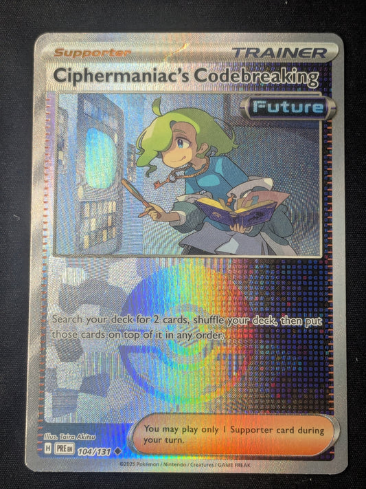 Ciphermaniac's Codebreaking (Poke Ball Pattern) - 104/131 - SV: Prismatic Evolutions