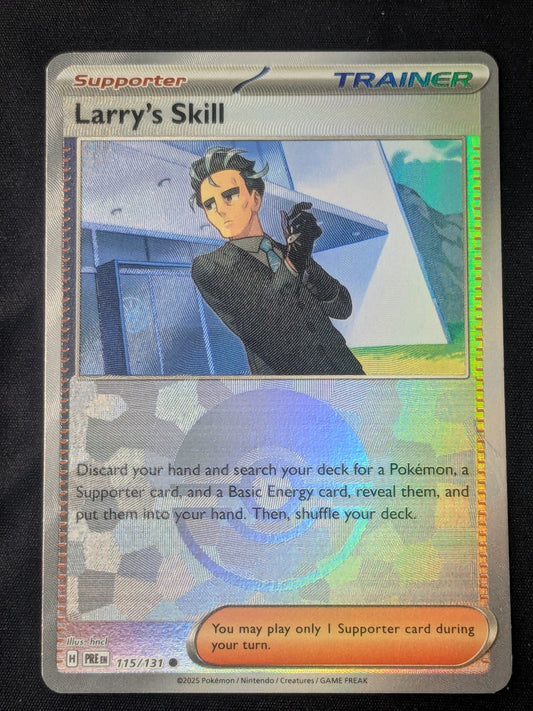 Larry's Skill - 115/131 (Poke Ball Pattern) - SV: Prismatic Evolutions