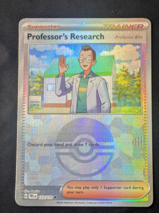 Professor's Research [Professor Elm] (Poke Ball Pattern) - 123/131 - SV: Prismatic Evolutions