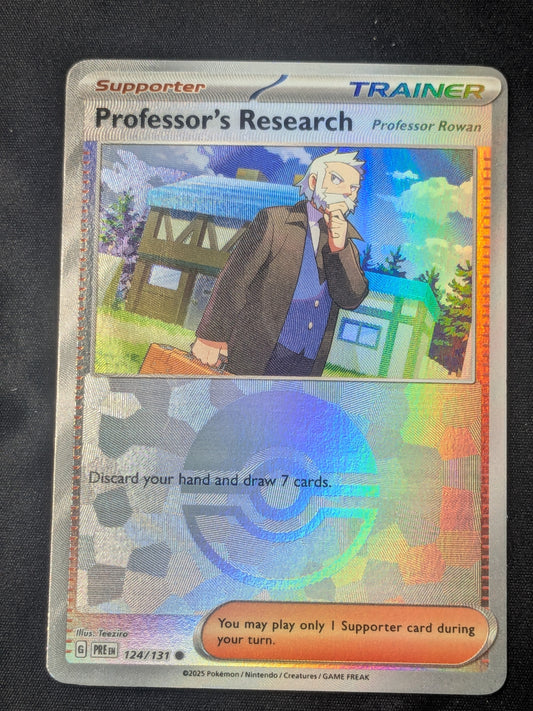 Professor's Research [Professor Rowan] (Poke Ball Pattern) - 124/131 - SV: Prismatic Evolutions