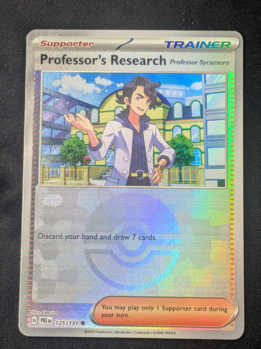 Professor's Research [Professor Sycamore] (Poke Ball Pattern) - 125/131  - SV: Prismatic Evolutions