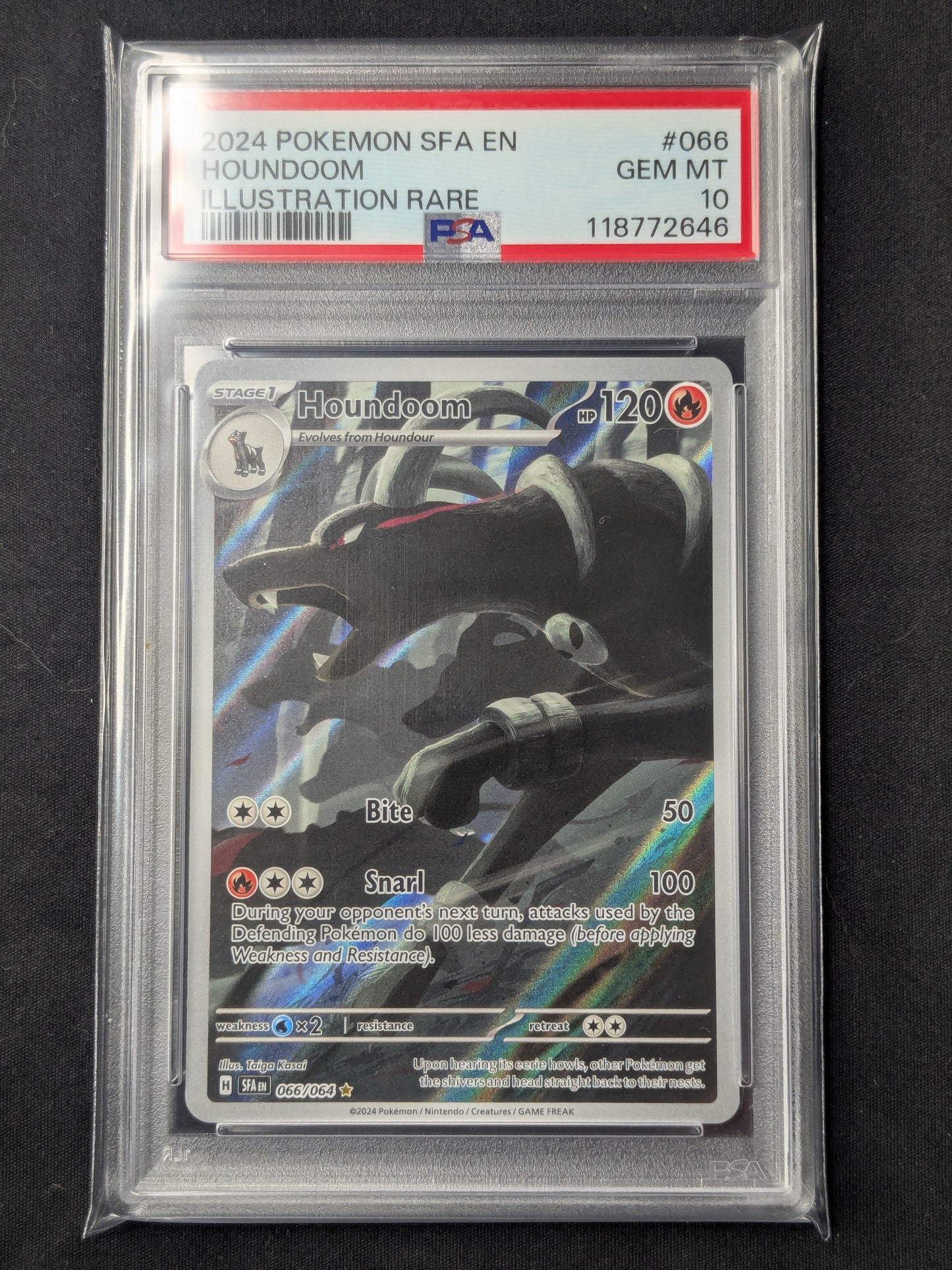 Houndoom Shrouded Fable 066/064 PSA 10