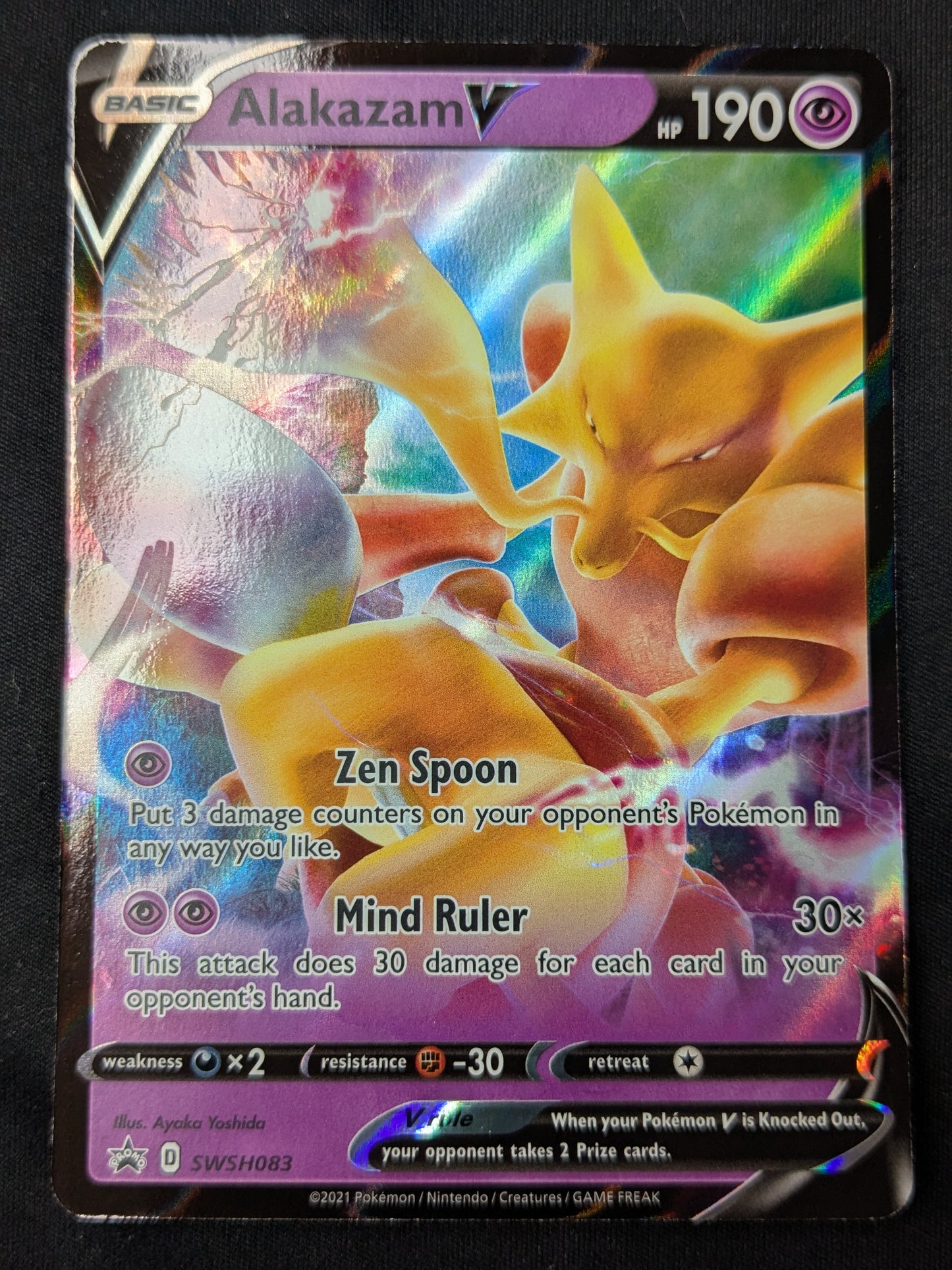 Alakazam V - SWSH083 - SWSH: Sword & Shield Promo Cards