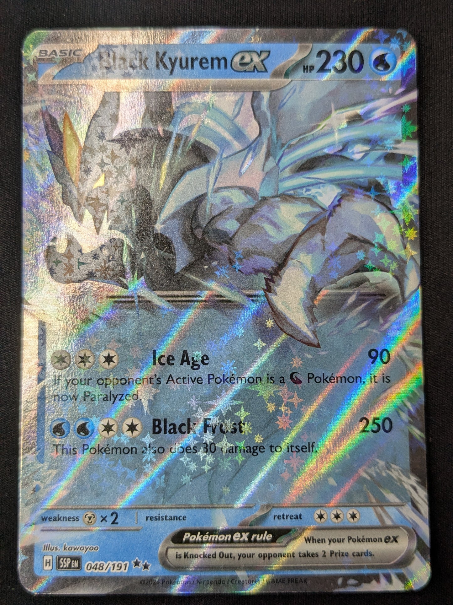 Black Kyurem ex - 048/191 - SV08: Surging Sparks