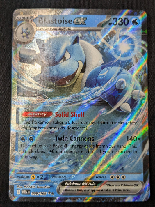Blastoise ex - 009/165 - SV: Scarlet & Violet 151