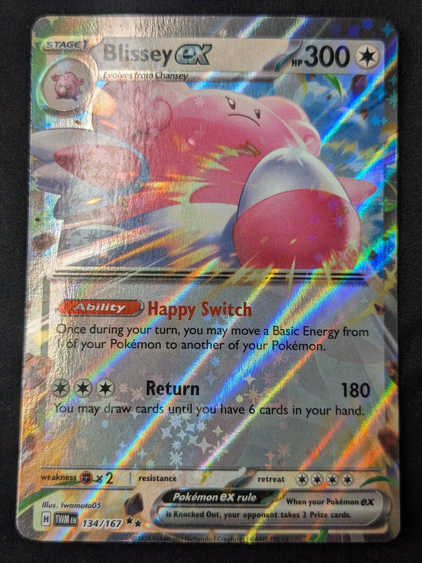 Blissey ex - 134/167 - SV06: Twilight Masquerade