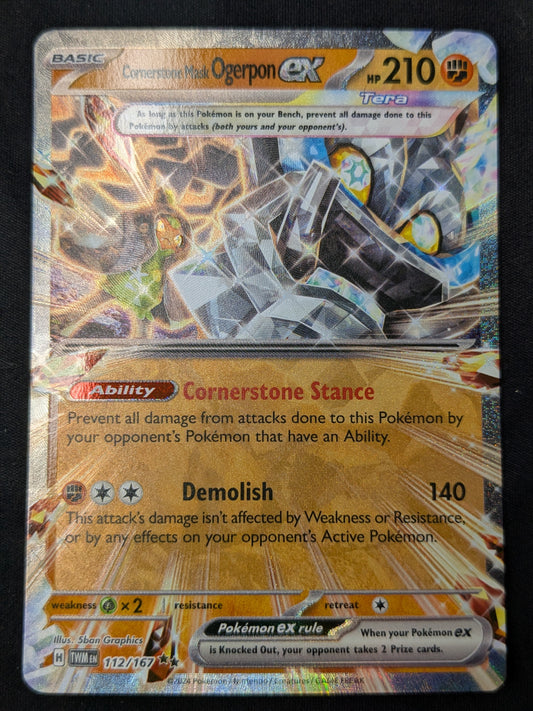 Cornerstone Mask Ogerpon ex - 112/167 - SV06: Twilight Masquerade