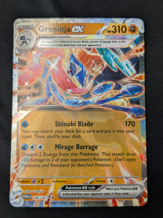 Greninja ex - 106/167 - SV06: Twilight Masquerade