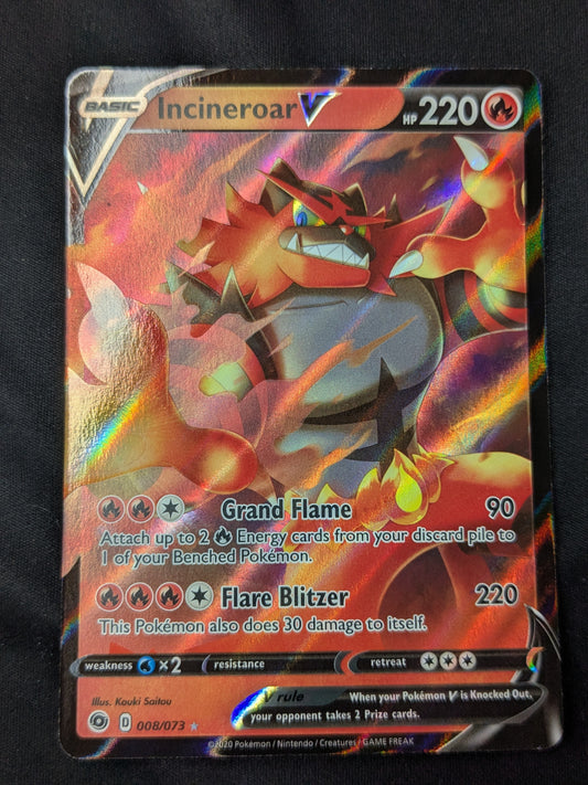 Incineroar V - 08/73 - Champion's Path