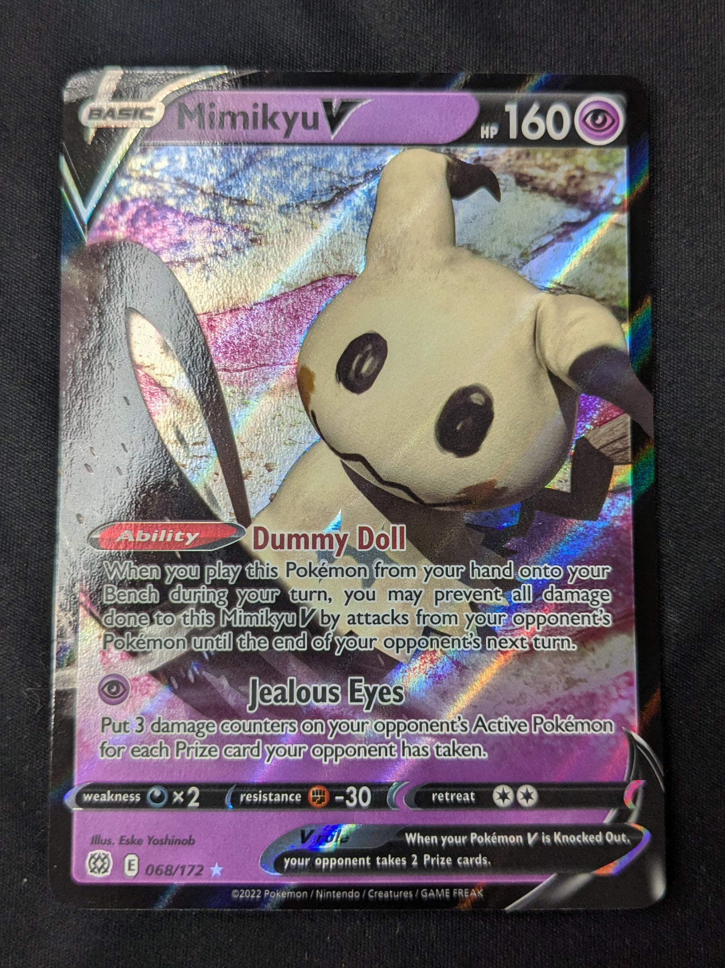 Mimikyu V - 062/163 - SWSH05: Battle Styles
