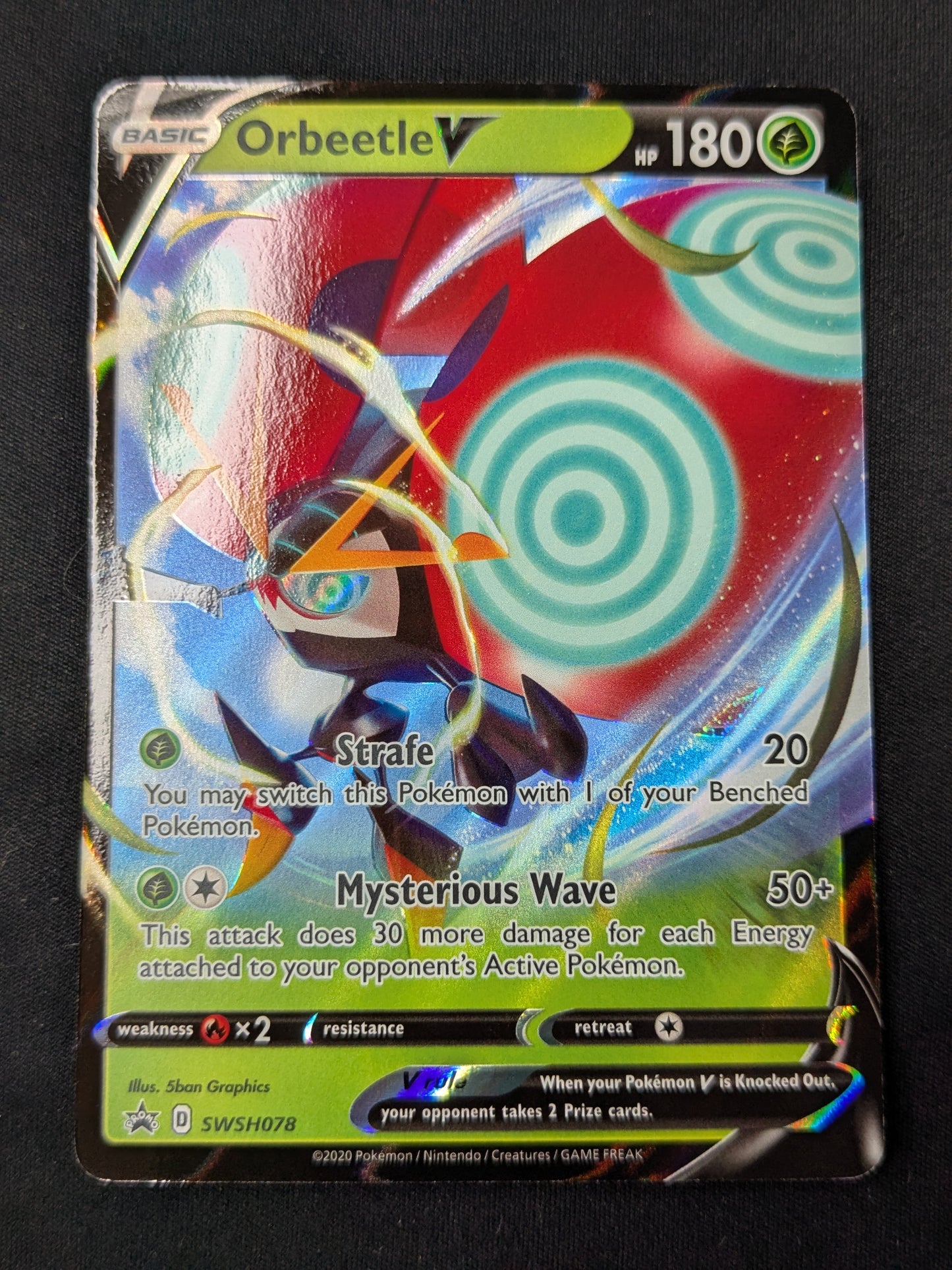 Orbeetle V - SWSH078 - SWSH: Sword & Shield Promo Cards