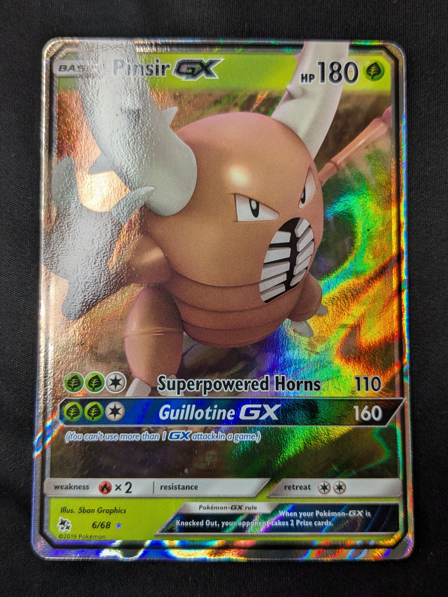 Pinsir GX - 6/68 - Hidden Fates