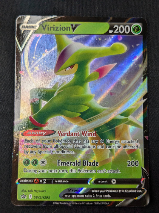 Virizion V - SWSH295 - SWSH: Sword & Shield Promo Cards