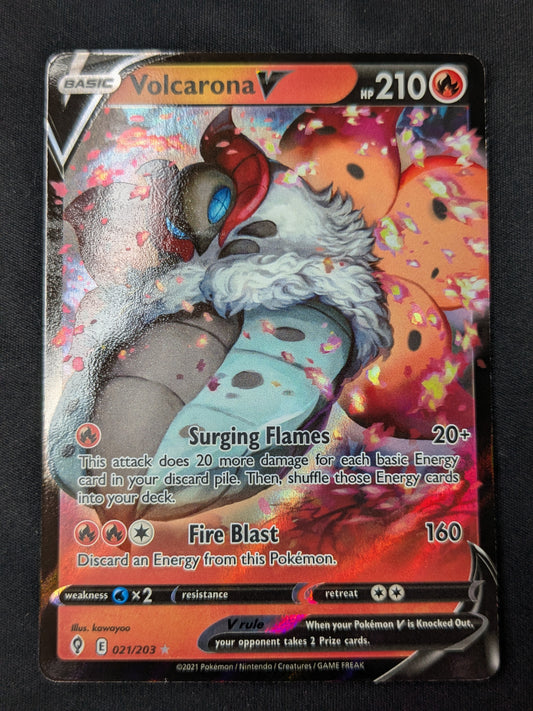 Volcarona V - 021/203 - SWSH07: Evolving Skies